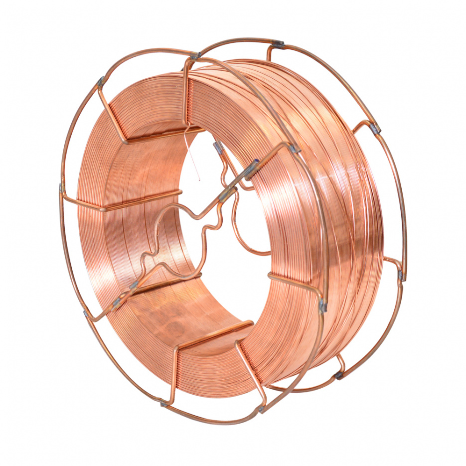 Проволока омеднен. БАРСВЕЛД СВ-08Г2С ф 1,0 мм (кассета 15 кг, К-300), СМС, НАКС
